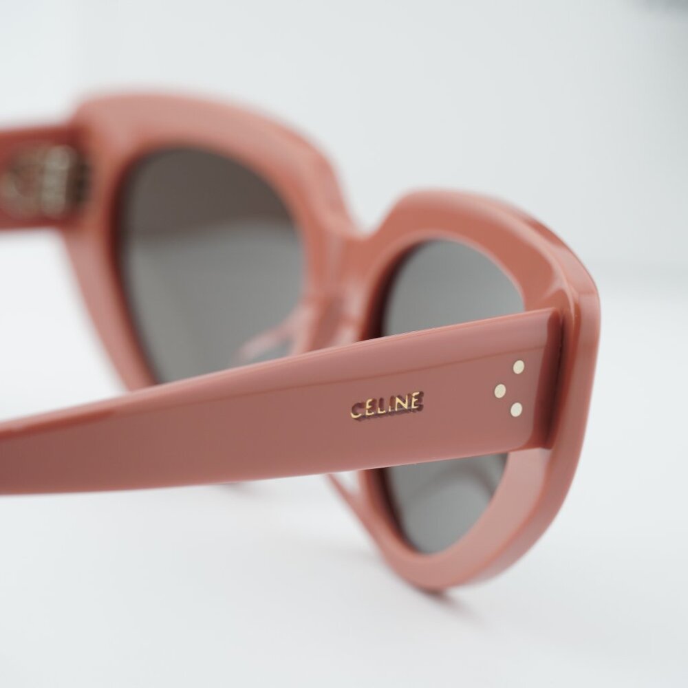 Celine CL40286F 72A Cat Eye Sunglasses - Pink/Smoke - Picture 3 of 10